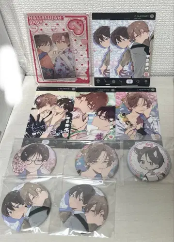 하렐루야 베이비 캔뱃지 아크릴 스탠드 숏 컬렉션 카드