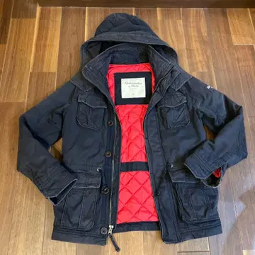 Abercrombie & Fitch 밀리터리 자켓 S 네이비