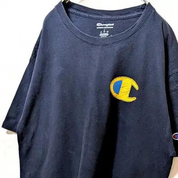 챔피온 Champion 로고 티셔츠 네이비 네이비 컬러 L 구제 의류