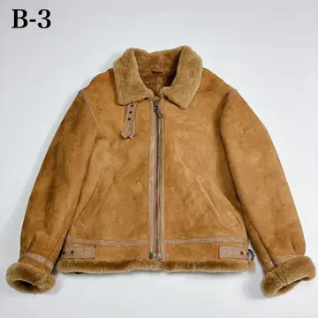 무스탕 플라이트 자켓 B3 보아 카멜 양가죽 M 사이즈