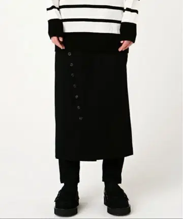 17ss SHAREEF 오버 랩 스커트 2(M 사이즈)