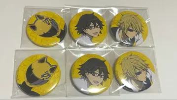 듀라라라!! 15주년 기념 캔뱃지 세르티 키시타니 신라 헤이와지마 시즈오