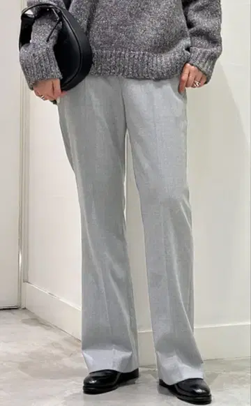 미사용 새상품 AP STUDIO SCENTOF 울 이지 팬츠