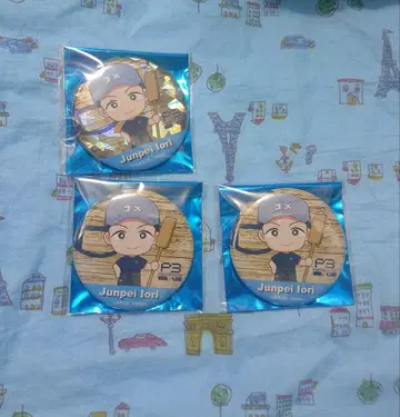 페르소나 3 리로드 이오리 준페이 R Baker 콜라보 캔뱃지 3개 세트