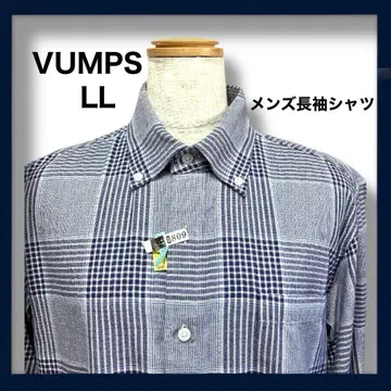 VUMPS 남성용 긴팔 셔츠 뱀프스 플란넬 소재 글렌체크 패턴