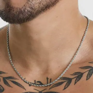 KY9JM 목걸이 Rope 3mm (Silver)