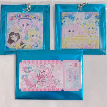 아이프리 히마리 미츠키 츠무기 아크릴 키링 스티커