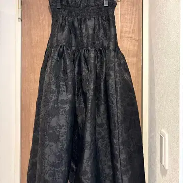 Honey mi Honey 자카드 롱 플레어 스커트