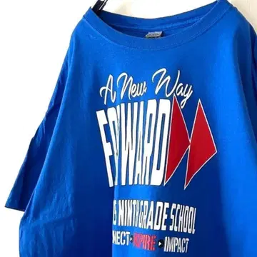 길단 어 뉴 웨이 포워드 티셔츠 XL 블루 파랑 구제 의류