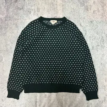 90s J.CREW 거인 택 바즈아이 니트 스웨터