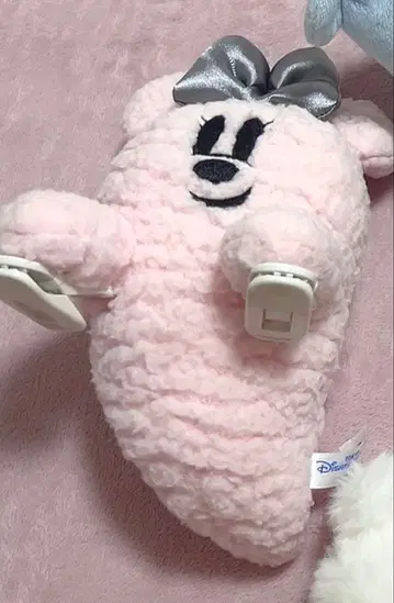 디즈니 할로윈 봉제 인형 미니 어깨 위 유령 핑크