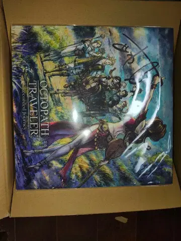 OCTOPATH TRAVELER 사인 포함 레코드