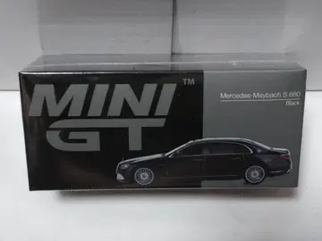 MINI GT 1/64 메르세데스 마이바흐 S680 블랙 왼쪽 핸들