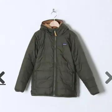 Patagonia 자켓 브라운 카키 리버서블