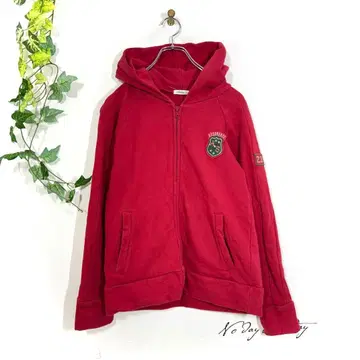 Nephtys 네프티스 집업 후드티 (M) 자수 패치 23 레드