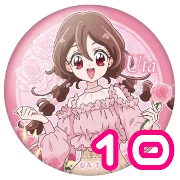 사쿠라 우타 Flower fashion festa 캔뱃지 10개