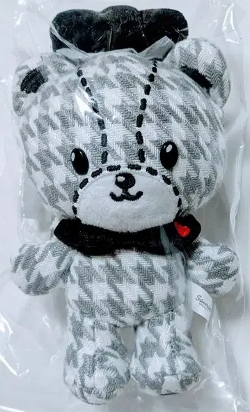 타이니 참 마스코트 홀더 ( 흑백 걸리시 쌍둥이 코디 )