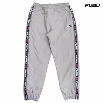 미사용 새상품 FUBU 후부 나일론 팬츠 방풍 방한 그레이