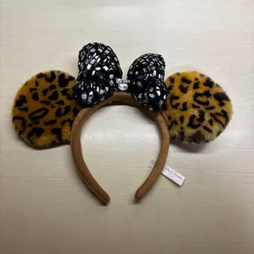 디즈니 레오파드 무늬 머리띠