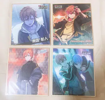 프로세카 시노노메 아키토 미니 색지 4개 세트