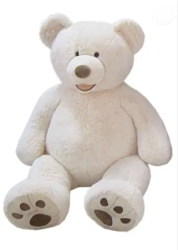 코스트코 곰 봉제 인형 약 134cm 아이보리
