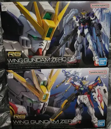 새상품 RG 1/144 윙건담 제로 & 윙건담 제로 EW 세트