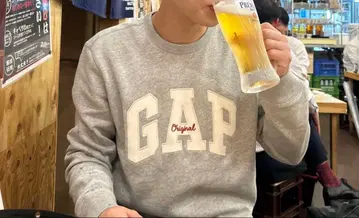 GAP 그레이 맨투맨 사이즈 S