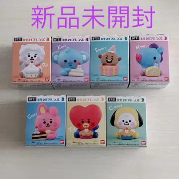 미개봉 새상품 BTS BT21 프렌즈 3 피규어 전 7종 풀컴프 레어