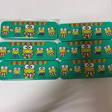 KEROKEROKEROPPI 문구 필통 펜 케이스 틴 케이스