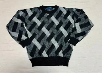 CLAYBROOKE 기하학 패턴 니트 스웨터 S 사이즈