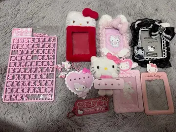 헬로키티 캐릭터 굿즈 세트