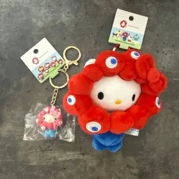 미야쿠미야쿠 산리오 키티 카라비너 봉제 인형 마스코트 키링