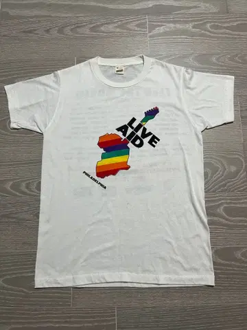 LIVE AID VINTAGE 티셔츠 라이브 에이드 기무라 타쿠야