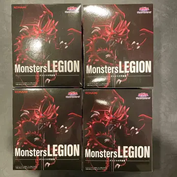 유희왕 Monsters LEGION 오시리스의 천공룡 피규어 4개 세트