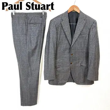 새상품급 Paul Stuart 수트 셋업 40R 그레이 체크