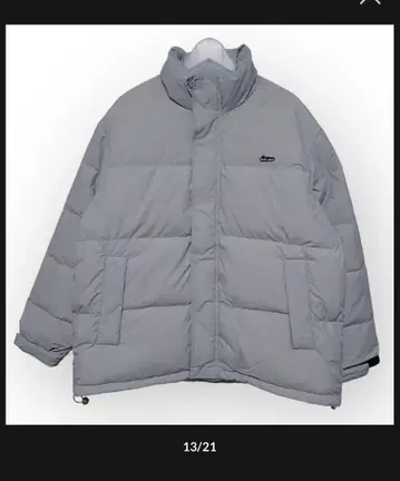 PIEAL 다운 자켓 프론트 포켓 부착