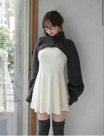 andmary Zoey velour set dress