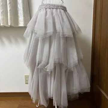 새상품 에이미이스트월 아이스 그레이 샤샤 스커트 사이즈 F