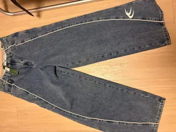 scuffers 사이드 라인 데님 팬츠 택 포함 새상품