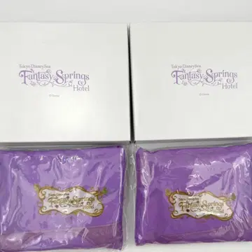 4종 세트 어메니티 판타지 스프링스 호텔 에코백 박스형