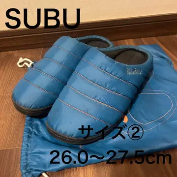 SUBU 샌들 사이즈 2 블루 x 오렌지