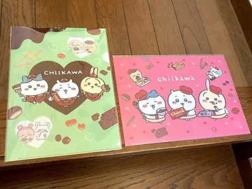 치이카와 (먼작귀) 로테 가나 콜라보 초기 클리어 파일 2장 세트
