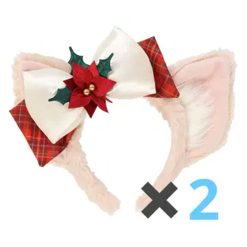 2024년 크리스마스 귀 달린 머리띠 리나벨