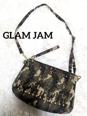 GLAM JAM 그램잼 HOSHI 스터드 카모플라쥬 클러치백 남성/여성