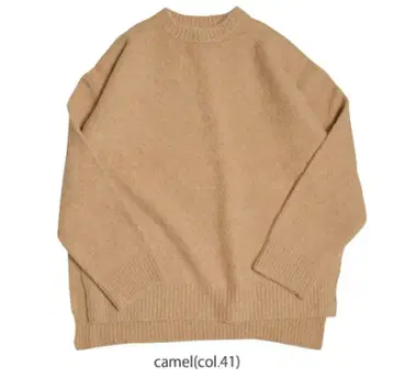 EMMACULATE 스트레치 모헤어 크루넥 풀오버 니트