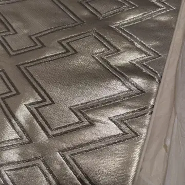 골드 기하학 패턴 후쿠로 오비