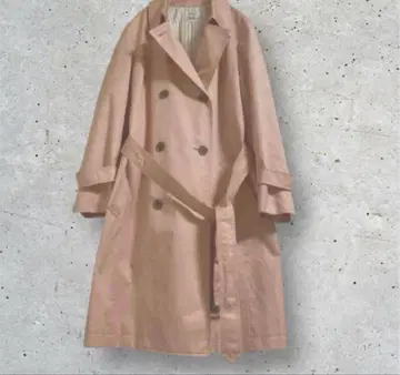 빅 사이즈! 23구 핑크 베이지 트렌치 스프링 코트