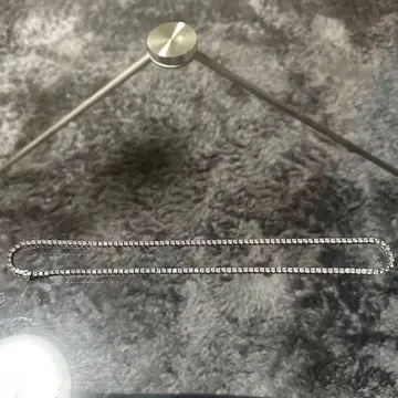 테니스 체인 목걸이 실버 925