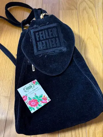 FELTER 블랙 코듀로이 백팩 택 포함 새상품