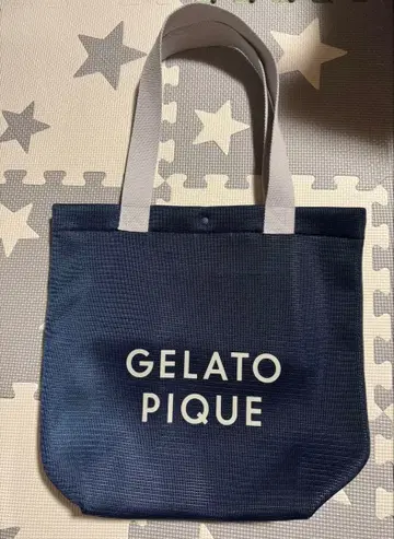 젤라또피케 메쉬 로고 토트 네이비 토끼 온라인 한정판
